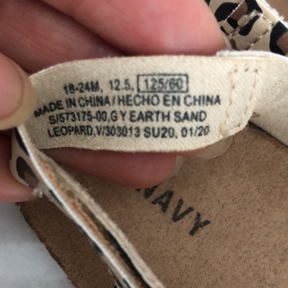 Baby girl cheetah sandals - Picture 3 of 4